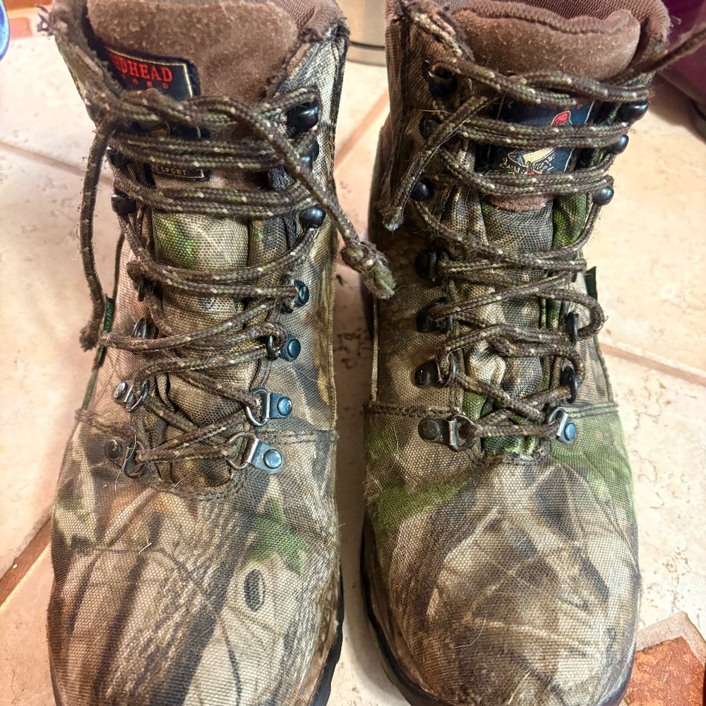 Waterproof Red Head Boots for Men